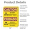 Signmission Radiation & Laser Sign, 14 in H x 10 in W, Plastic, Rectangle OS-2PACK-CR-P-1014-L-10199 - alternate 4